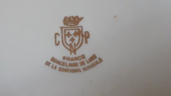 Saladier Porcelaine de luxe de la compagnie nationale | Selency
