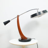 FASE President Pendulum in black with a walnut base