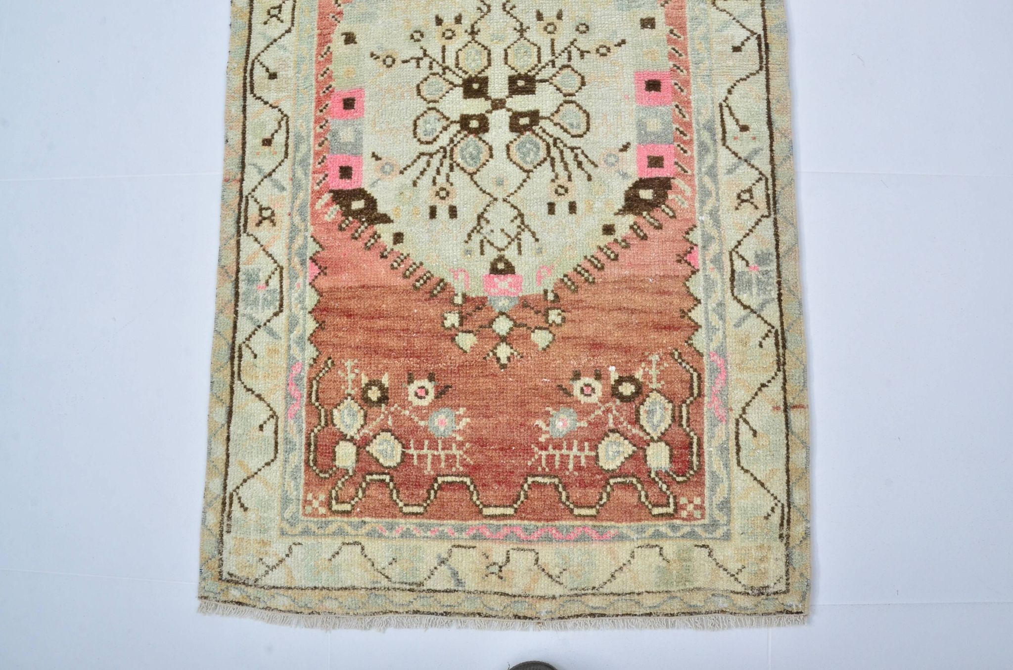 Turkish Oushak handmade rug sku 3555