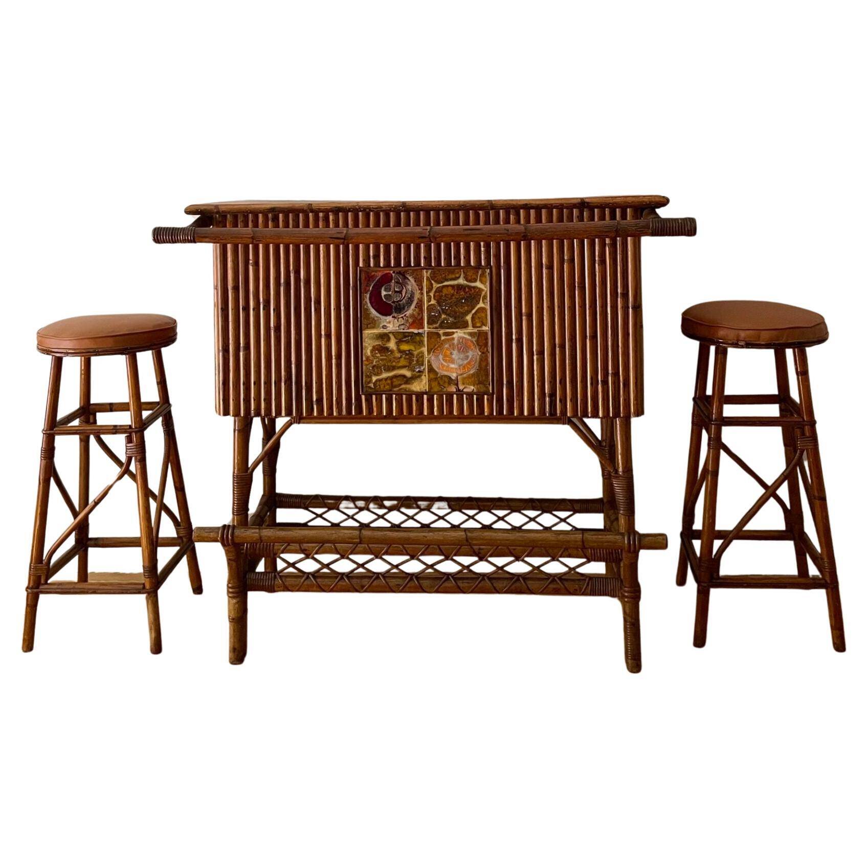 Bar en bambou par Adrien Audoux et Frida Minet