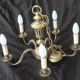 Lustre en bronze doré de style Louis XVI, à 5 feux