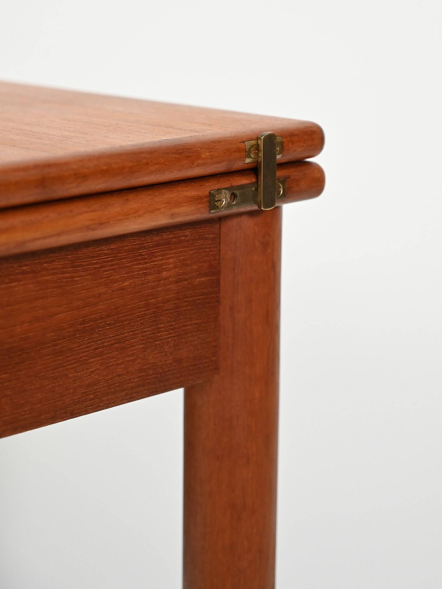 Scandinavian vintage teak flip-top desk