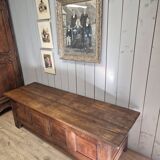 Antique solid oak chest