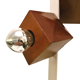 Large modernist cubist table lamp, Italy 1960s