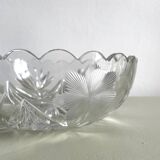 Engraved crystal salad bowl / fruit bowl