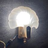 Frosted glass shell wall lamps