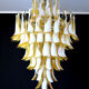Chandelier Murano glass Canadiens Mazzega tissue 70