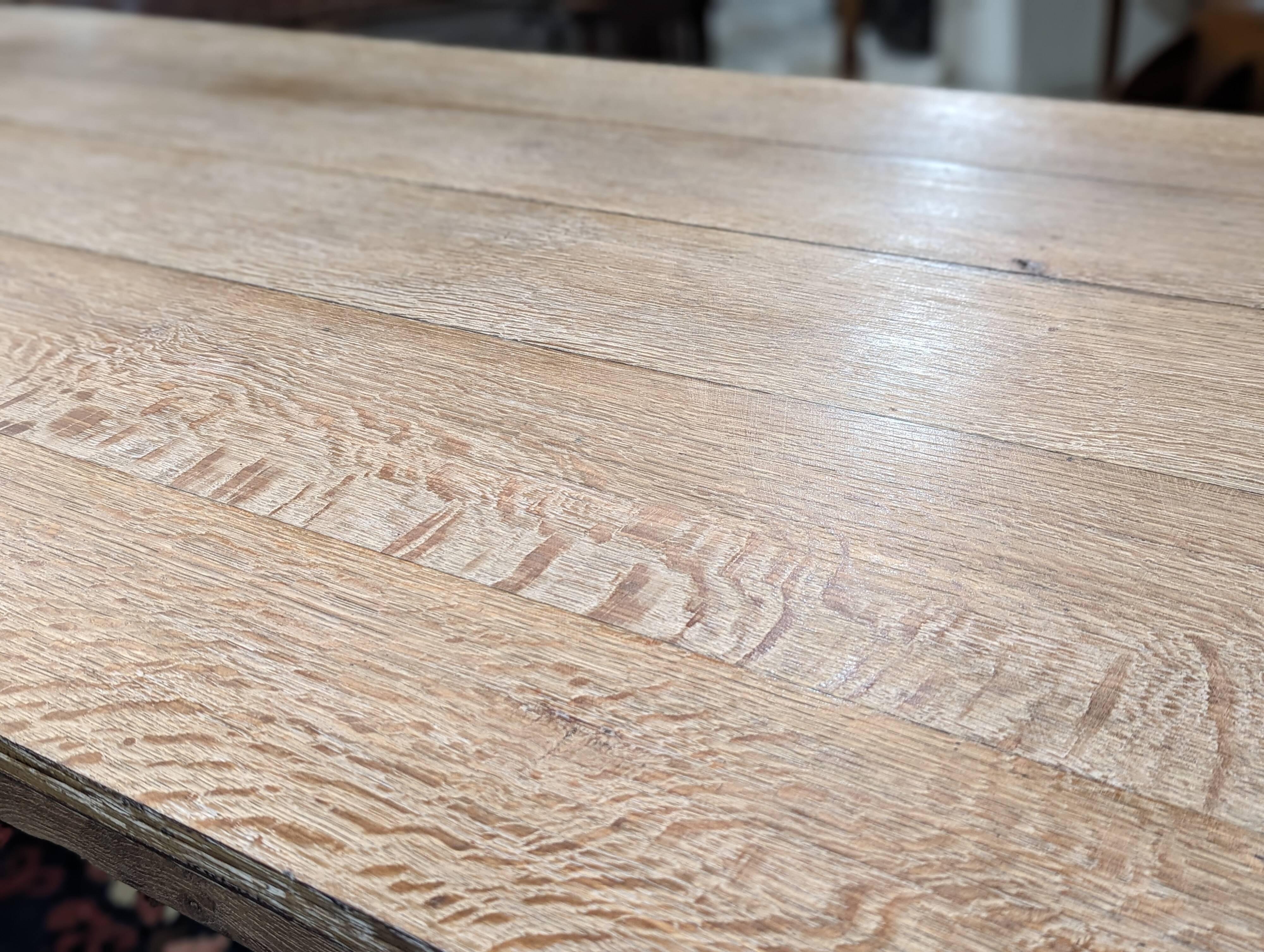 Oak farm table