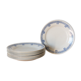 8 assiettes plates anciennes