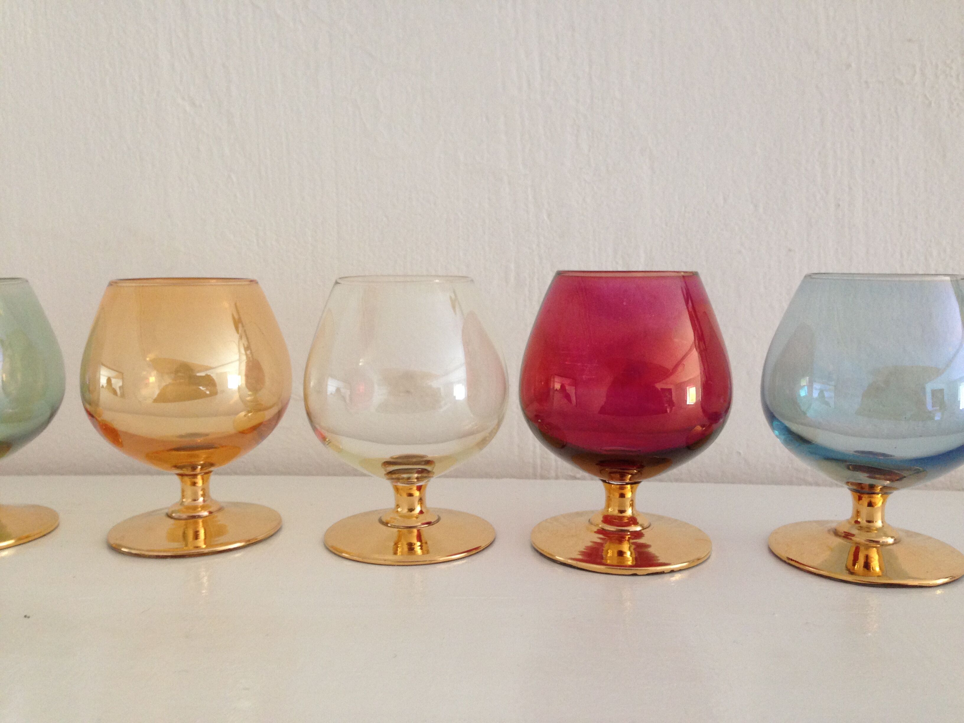 Iridescent glasses vintage