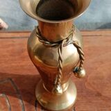 Vintage brass vase