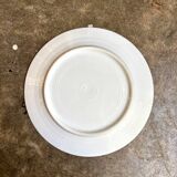 Gold monogrammed porcelain plate "F"