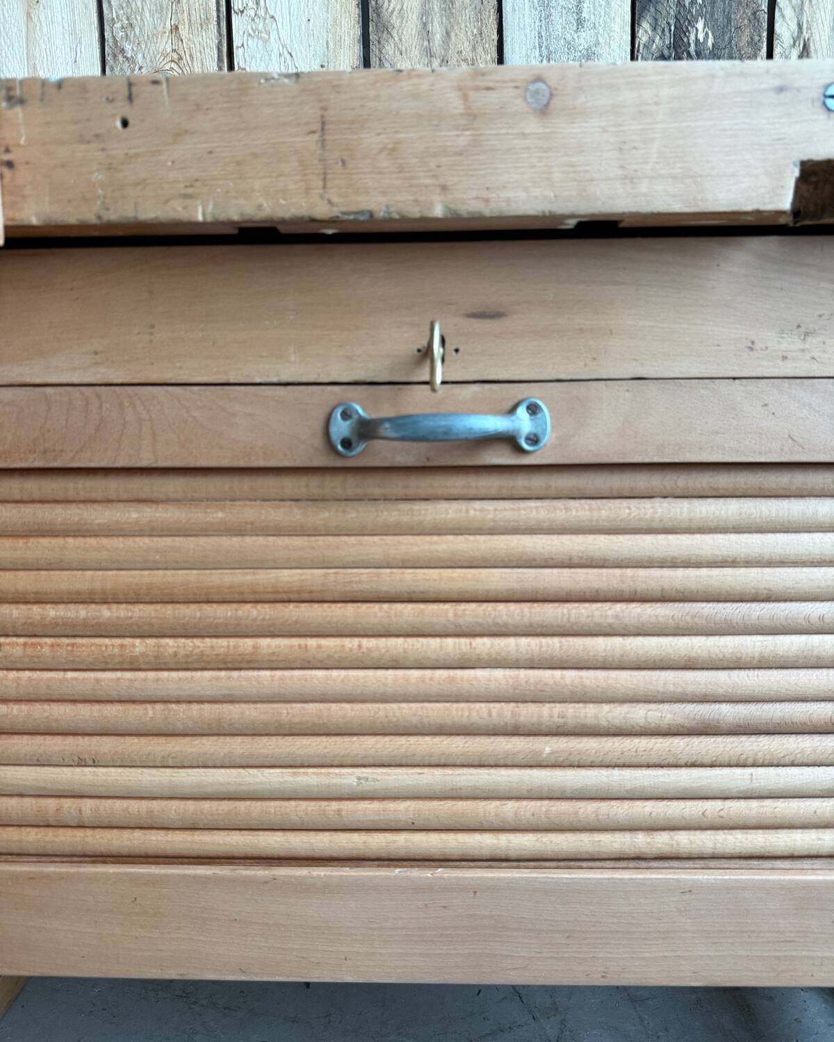 Vintage solid beech workbench (renovated)