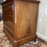 Commode Louis Philippe en noyer restaurée