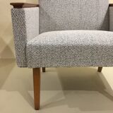 Reupholstered 60s armchair