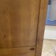 3-door solid oak wardrobe, detachable, sandblasted, wardrobe/lingerie.