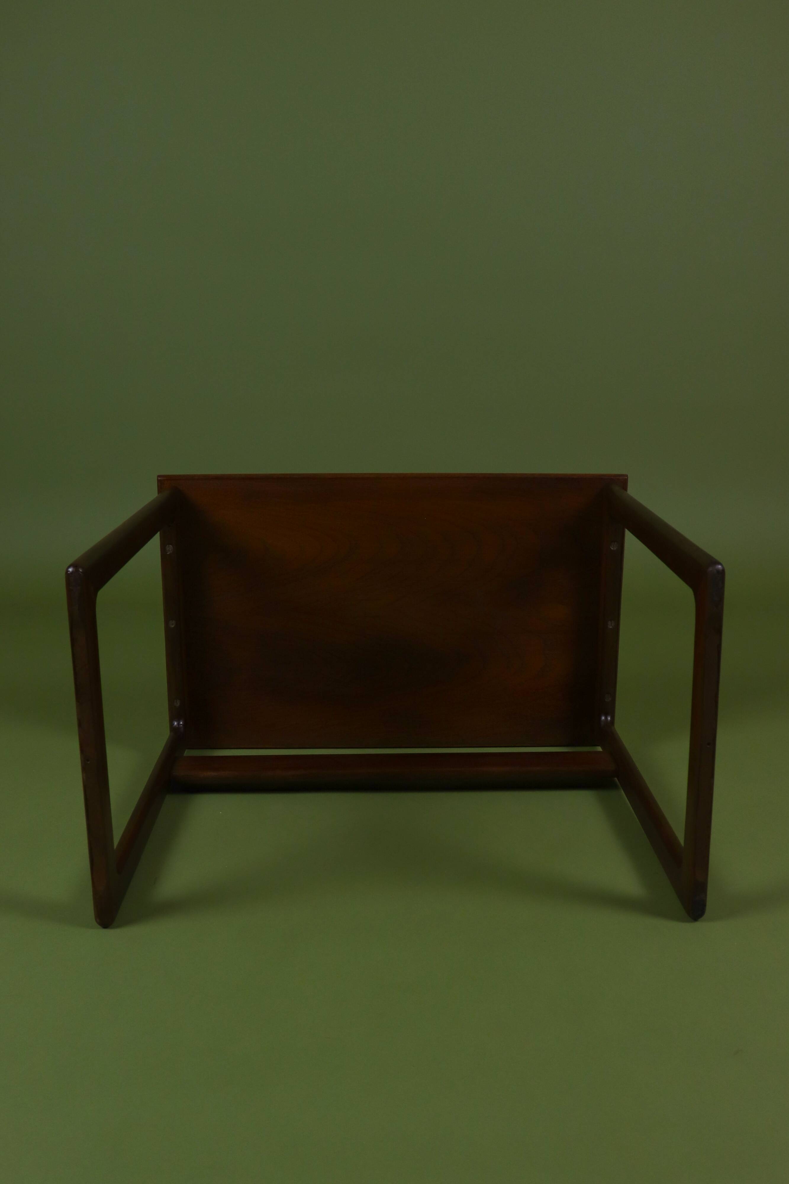 Vintage Scandinavian side table from the 1960s.
