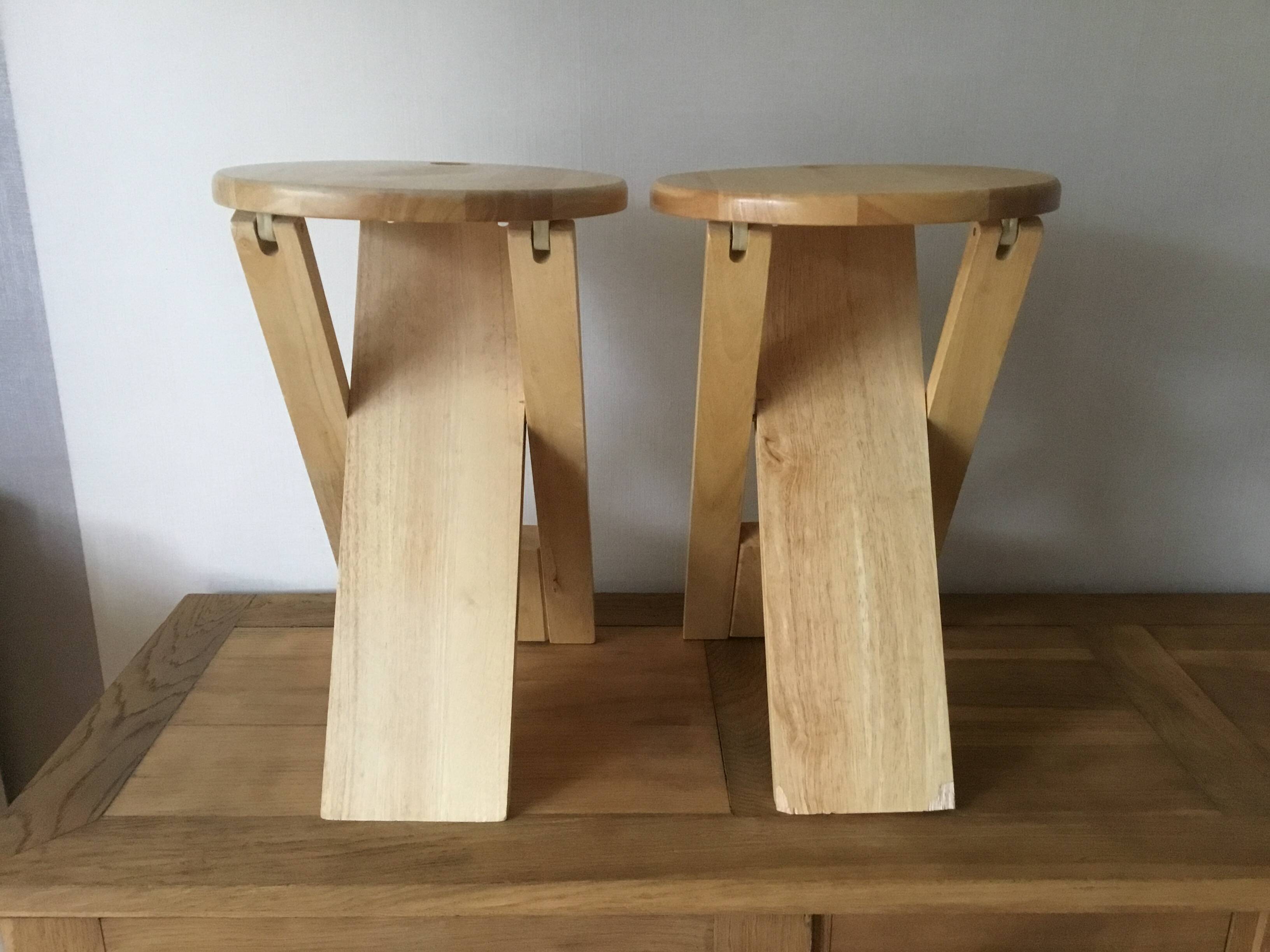 Suzi folding stools by Adrian Reed