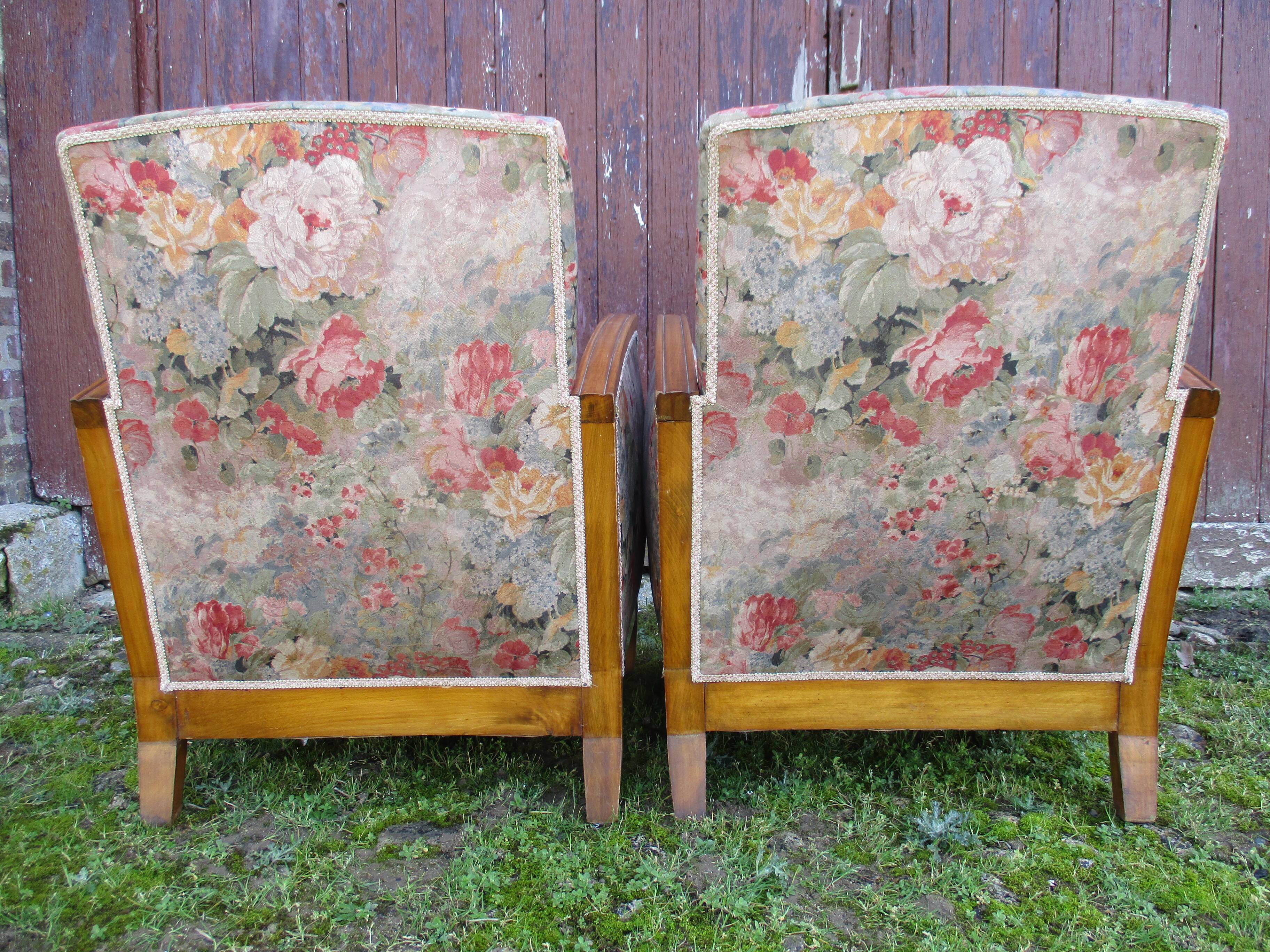 Paire de fauteuils epoque art-deco