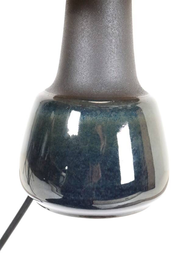Small Søholm “Blue Series” ceramic table lamp / Mid-century / Danish modern design / 1960s / 1970s