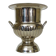 Vintage Médicis-shaped champagne bucket in silver-plated metal.