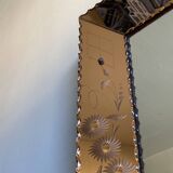 Smoked mirror with shutters