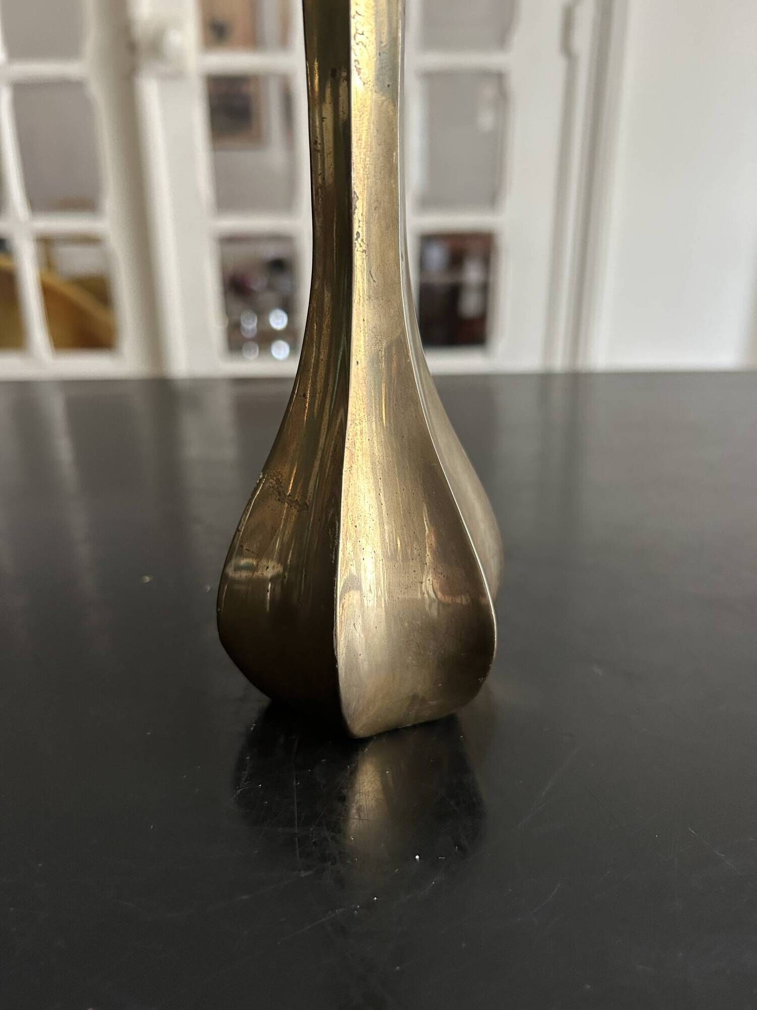 vintage brass vase