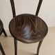 Set of 4 ton wooden dining chairs, 20th century, czechoslovak, 90 × 46 cm