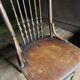 Pair of Antique Country Chairs with Carved Crest Rails | Vernacular Spindle