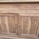 Louis Philippe high buffet from the 19th century, renovated in solid walnut.