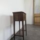 Louis XVI style bedside table in mahogany, late 19th century.