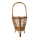Vintage tripod plant/book holder in rattan – Mid-Century circa 1960