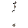 Metal three-arm floor lamp
