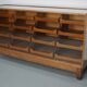 Antique British Maple & Oak Haberdashery Cabinet or Shop Counter, 1920/30s