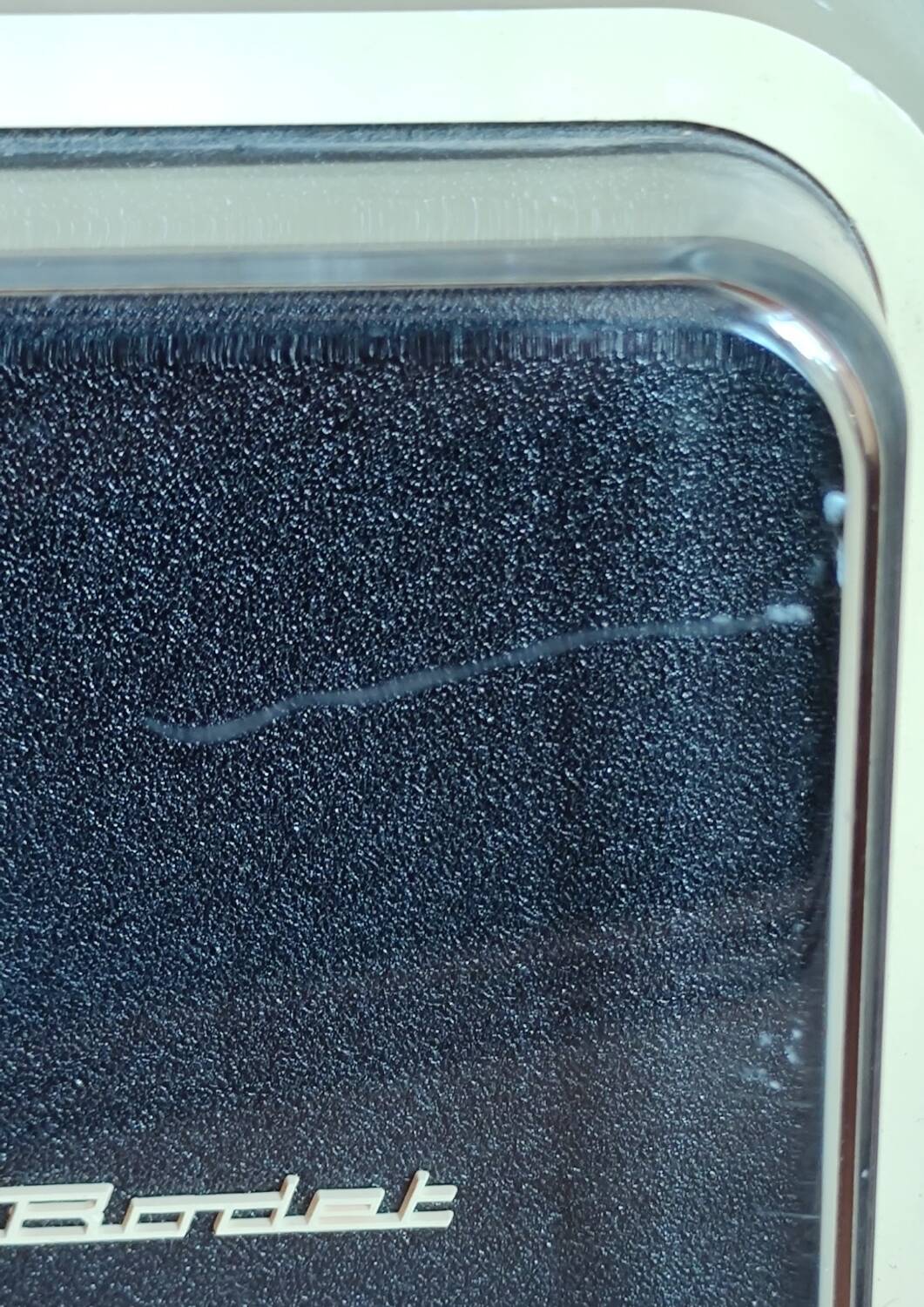 Old vintage Bodet clock with slats