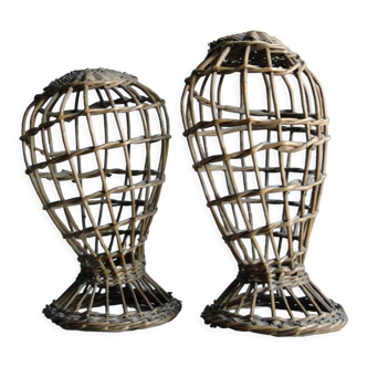 Rattan '60 mannequin heads