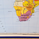Affiche scolaire murale Afrique physique, politique 140 cm x 97 cm de marque Soral