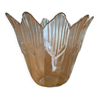Flared glass vase