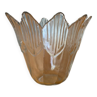 Vase en verre évasé