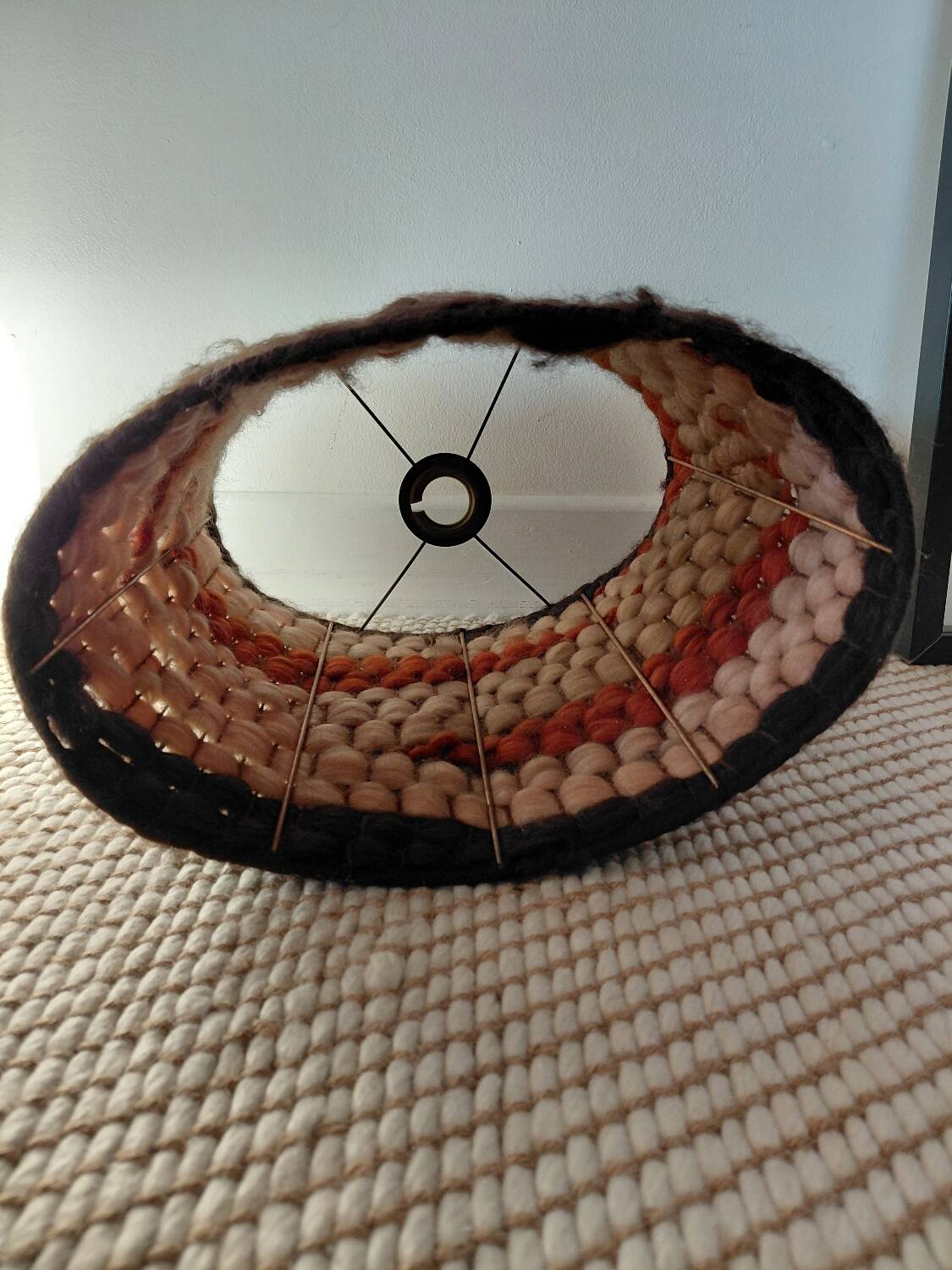 Macramé lampshade 1970