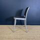 Set of 4 Silver chairs by Magistretti for Padova 1980 Italy