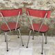 Paire de chaises formica années 60