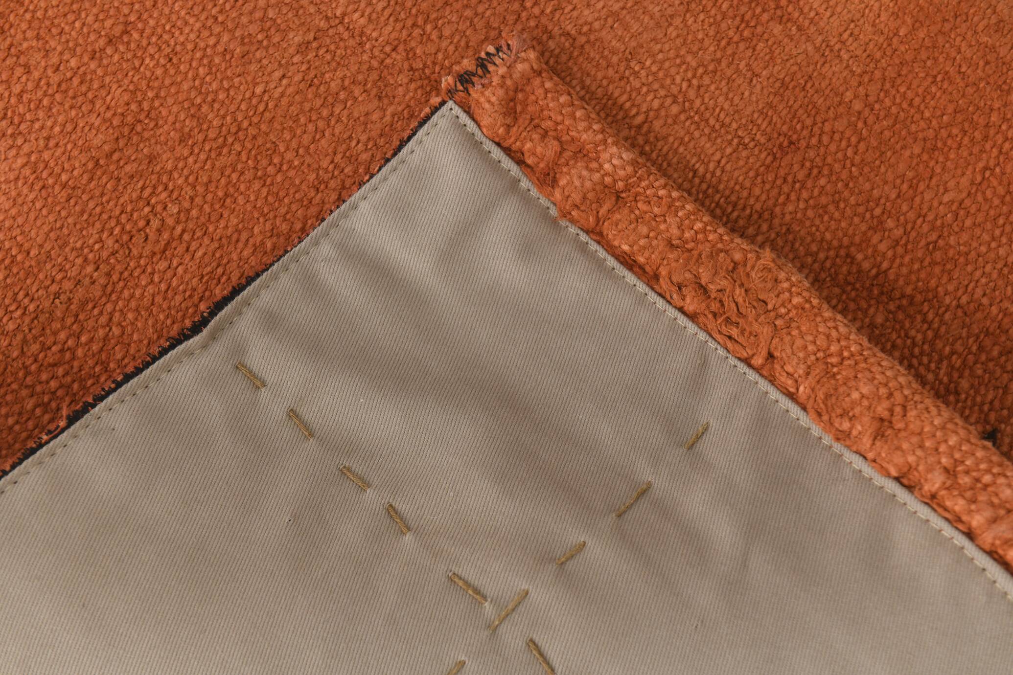 2x8 Brunt Orange Vintage Runner Rug, 52x234Cm