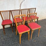 Set of 6 Baumann 153 bistro chairs