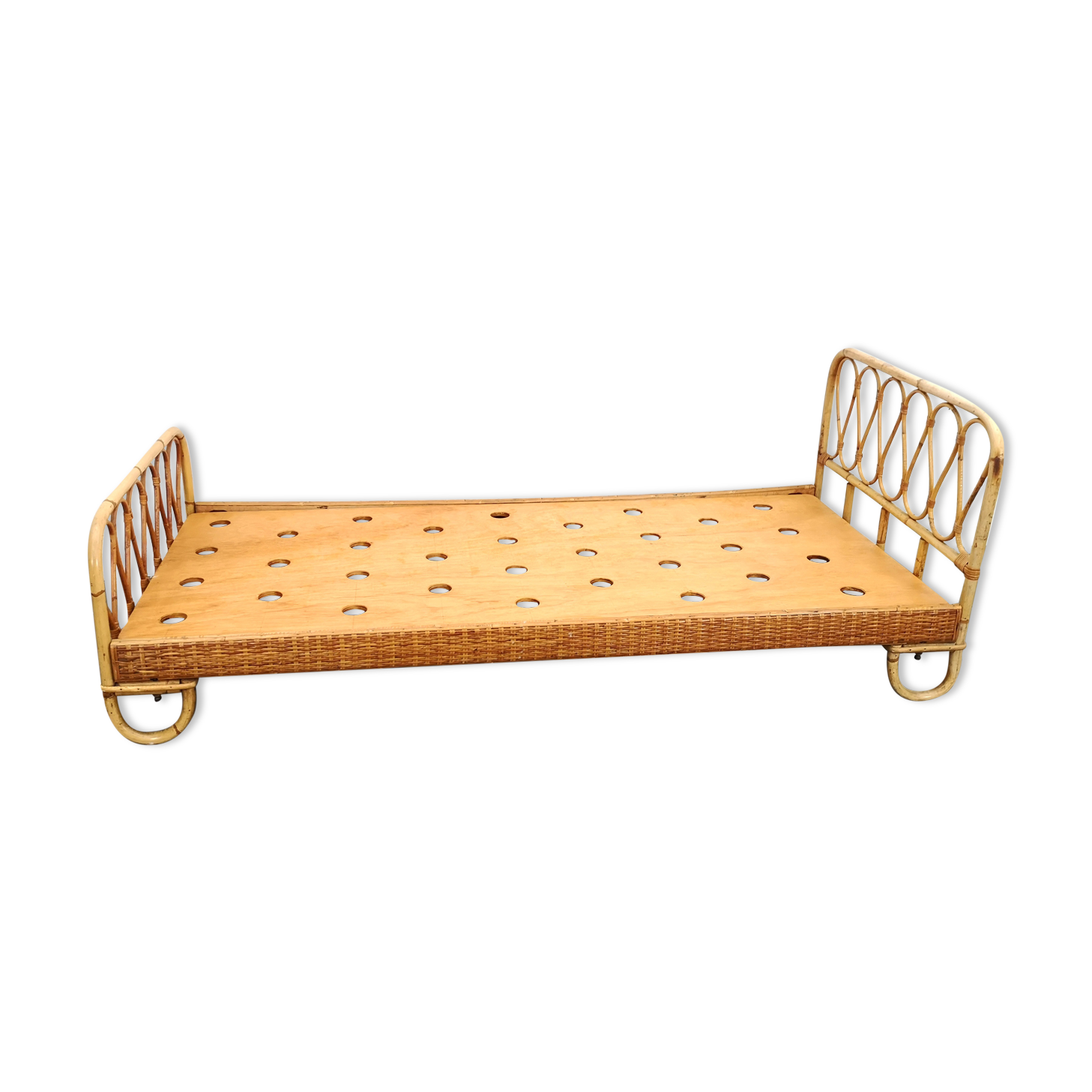 Rattan bed, 1960
