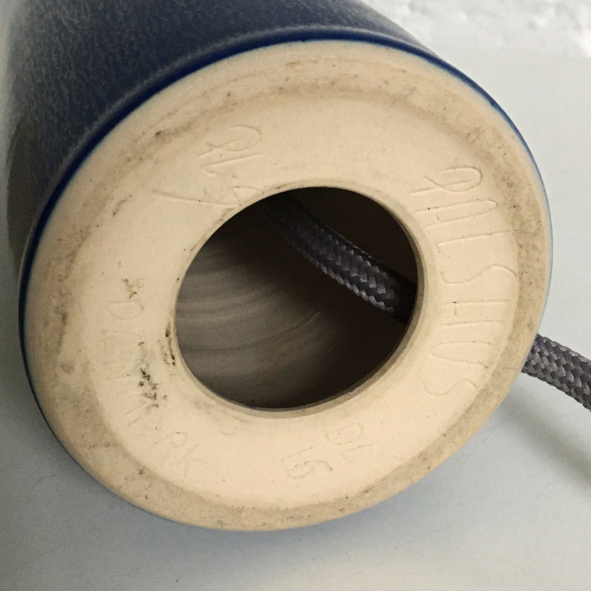 Scandinavian ceramic table lamp Per Linnemann-Schmidt for Palshus, Denmark, 1960s