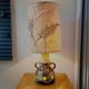 Vintage Fat lava tafellamp met originele kap, jaren 1970