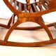Rocking- chair in teak flesh