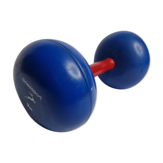 Haltère vintage lineasport 3 kg, 26 cm