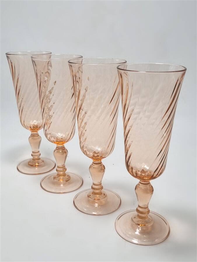 Rosaline champagne flutes